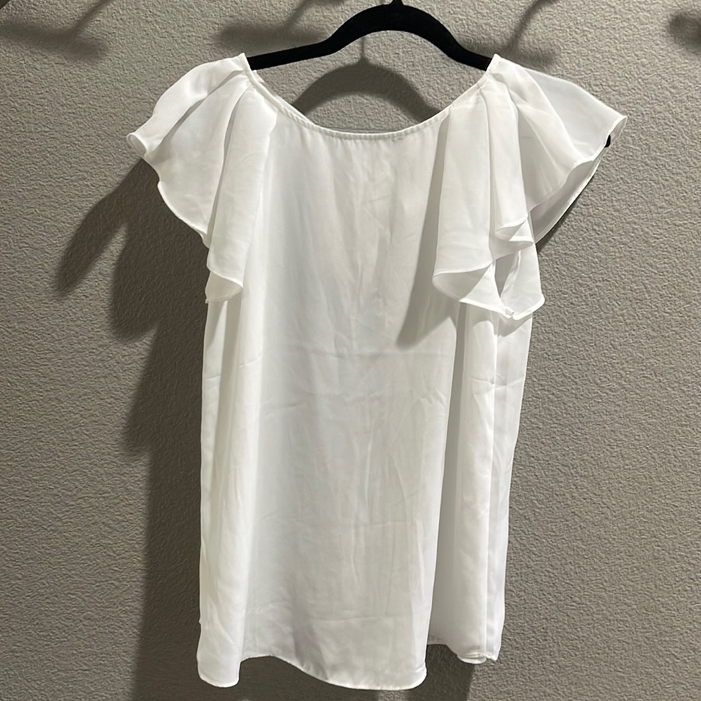 Women MANGO Suit size extra small white top